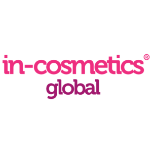in-cosmetics Global logo – leading international trade show for cosmetic ingredients and beauty innovation.